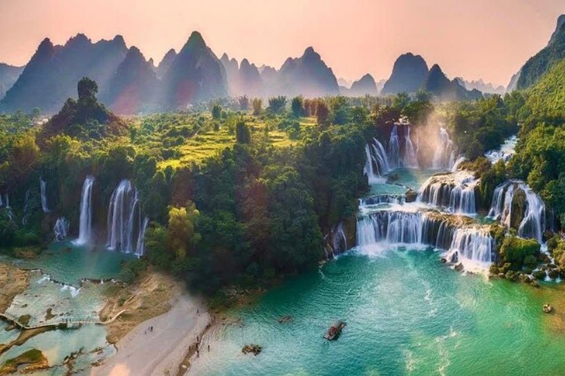 Ban Gioc Waterfall, Cao Bang Province (Northern Vietnam), Vietnam